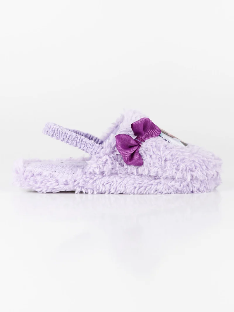 Pantofole bambina con elastico - lilla
