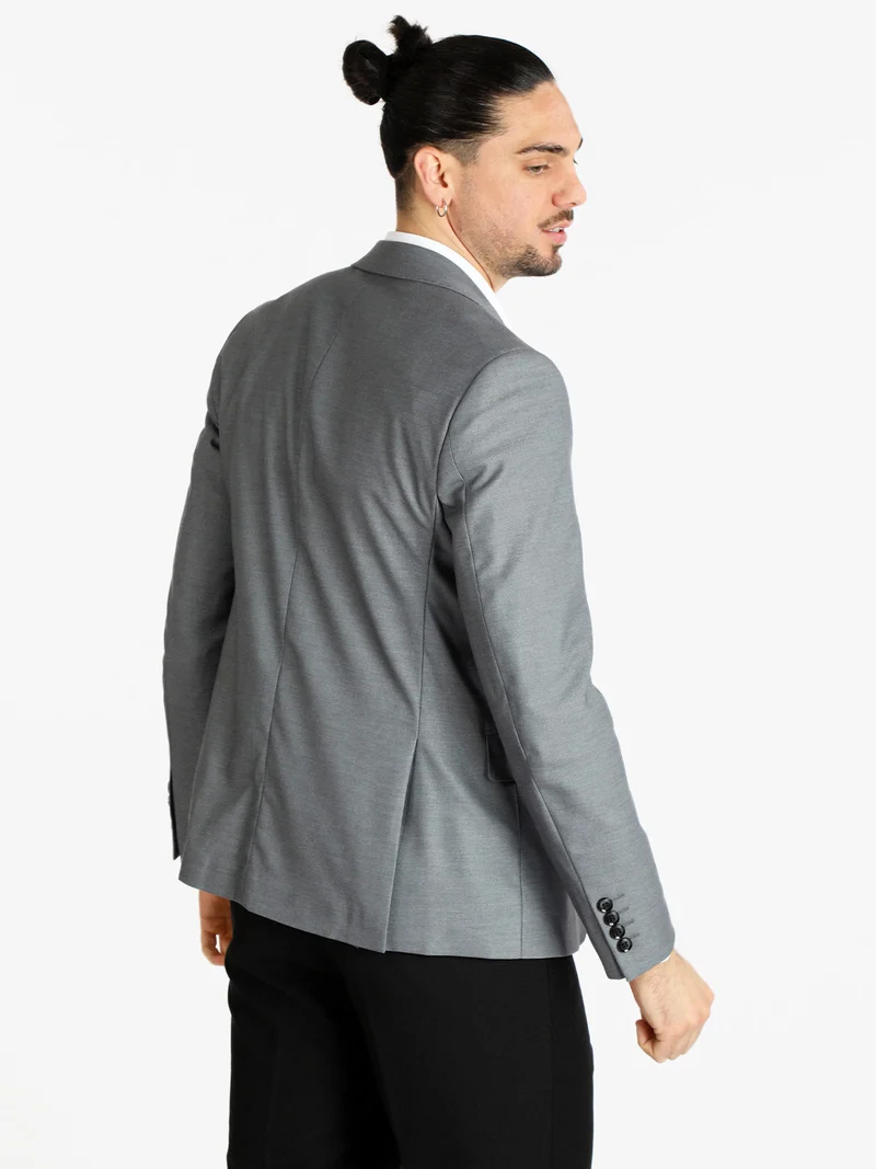 Blazer elegante da uomo - grigio