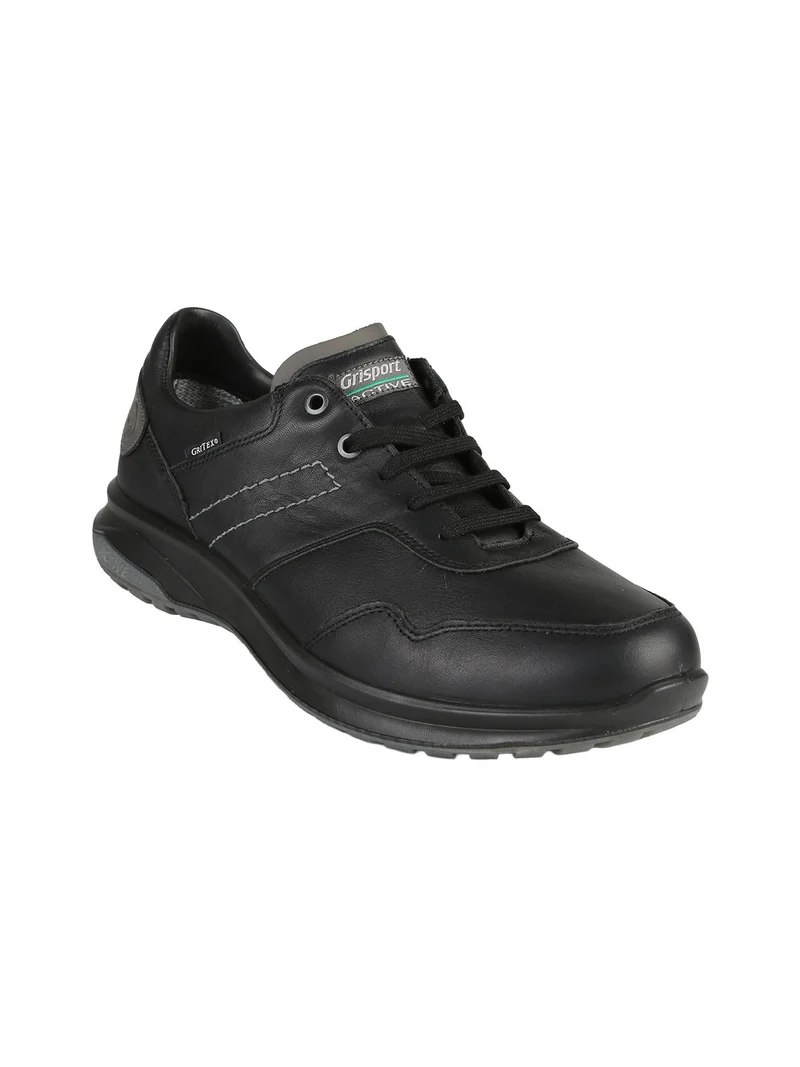 Scarpe stringate da uomo in pelle - nero