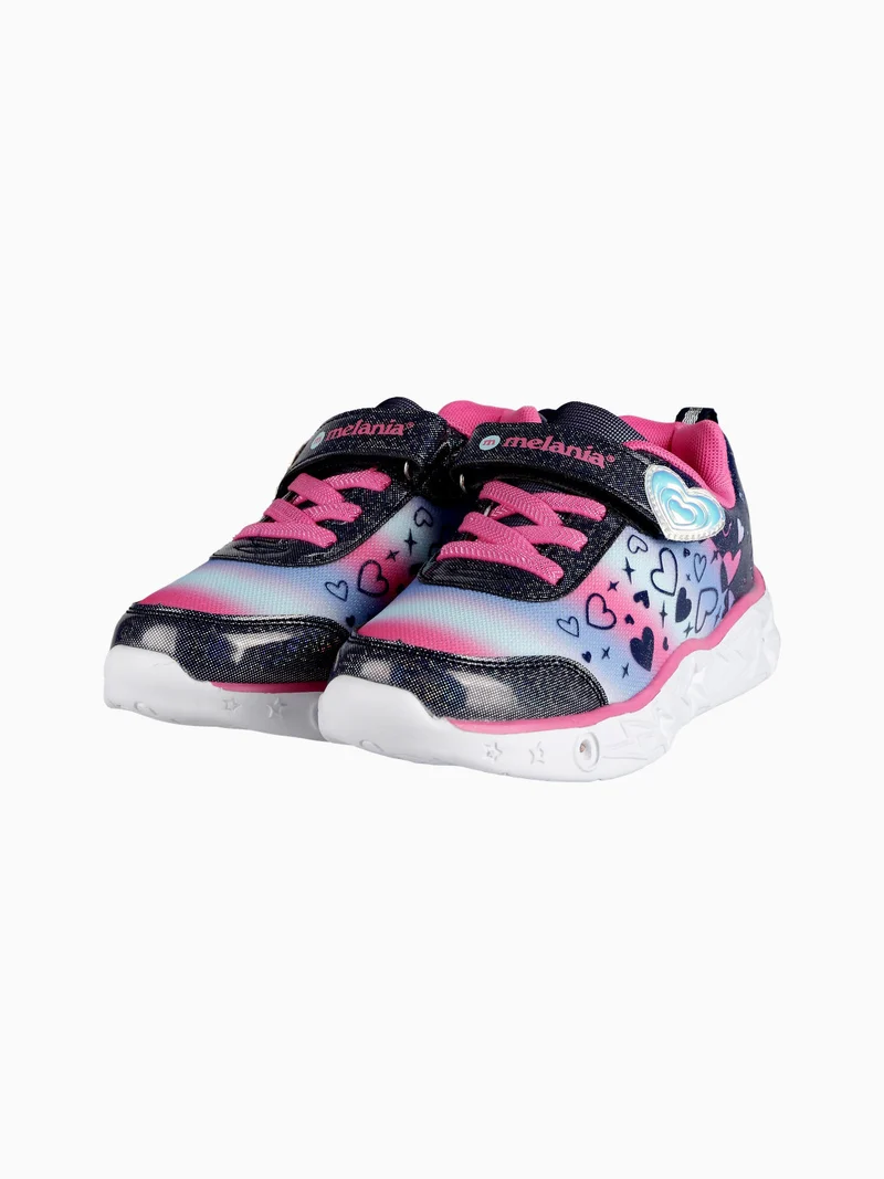 Sneakers da ragazza con luci - blu