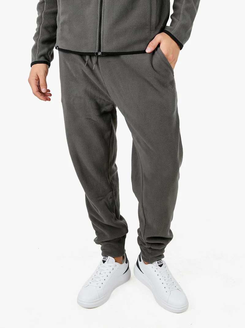 Pantaloni in pile da uomo - antracite