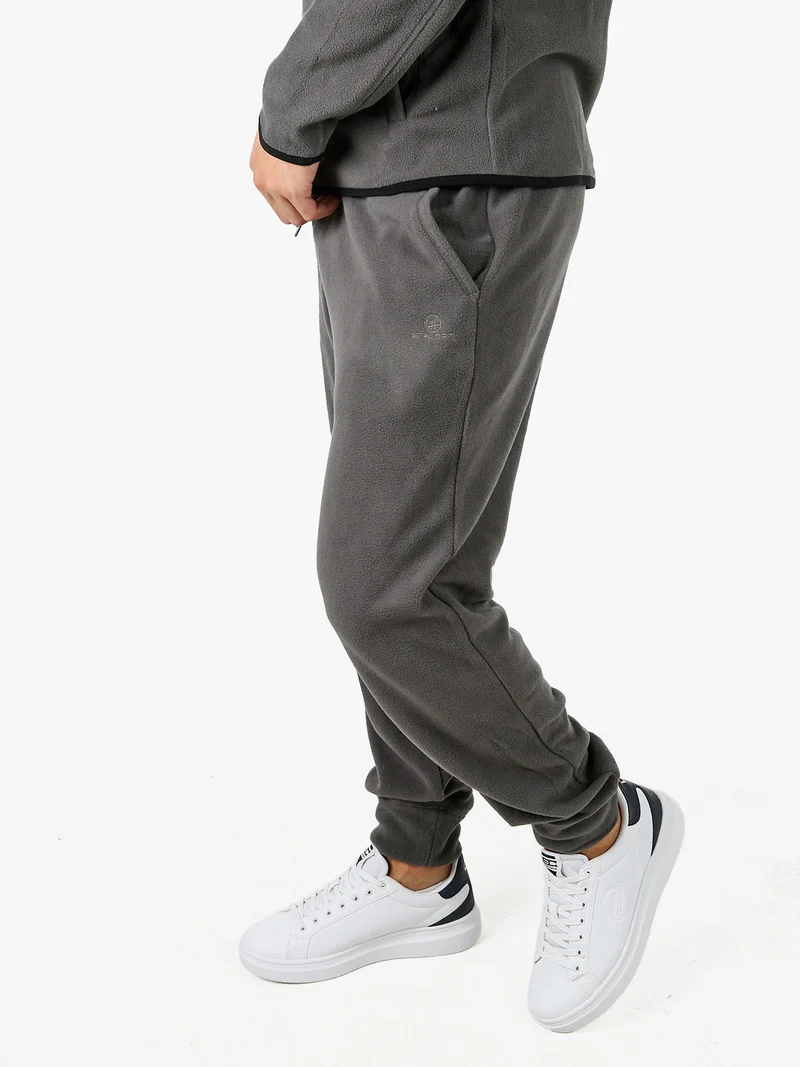 Pantaloni in pile da uomo - antracite