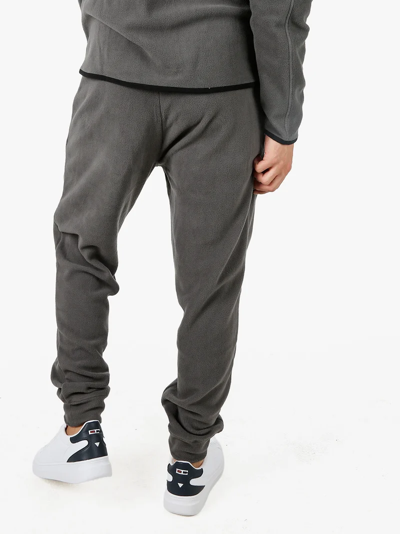 Pantaloni in pile da uomo - antracite