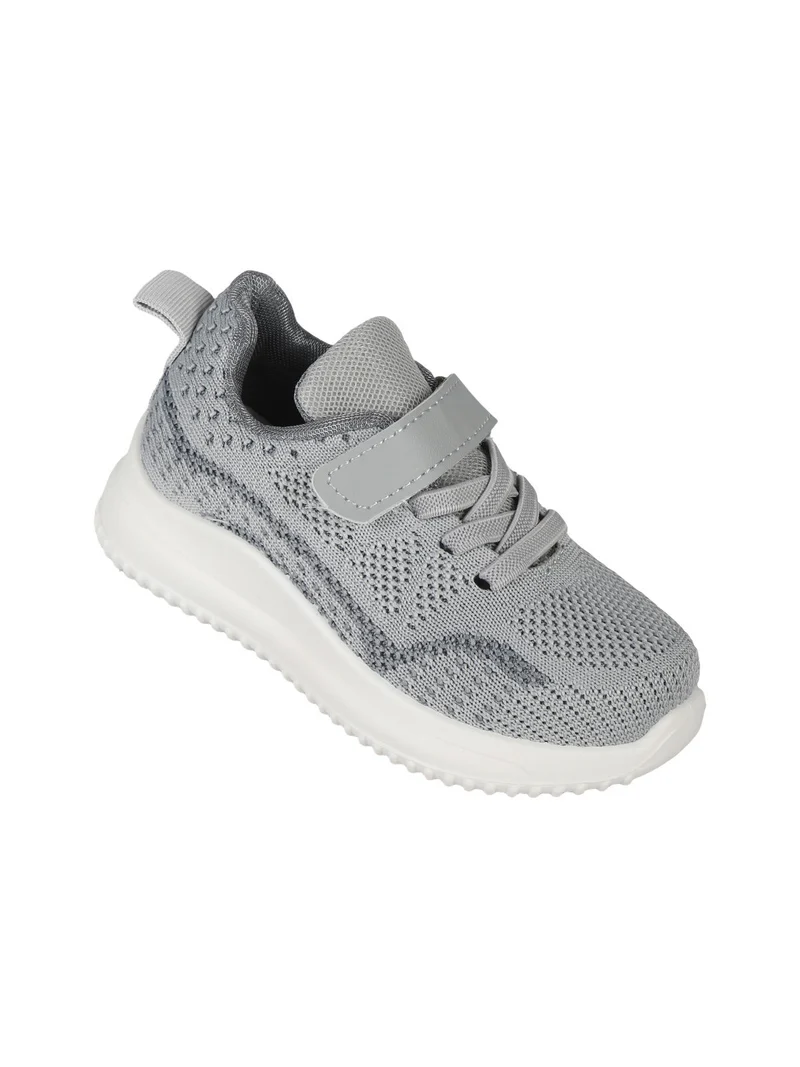 Sneakers da bambina con strappo - grigio