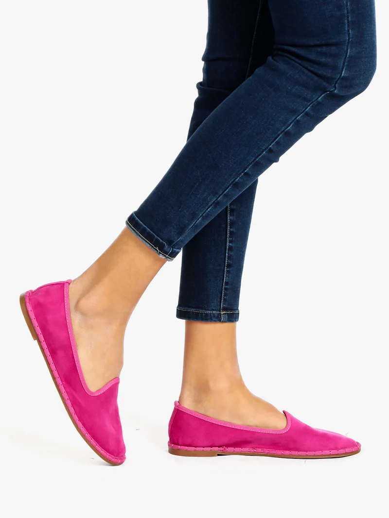 Espadrillas scamosciate donna - fucsia
