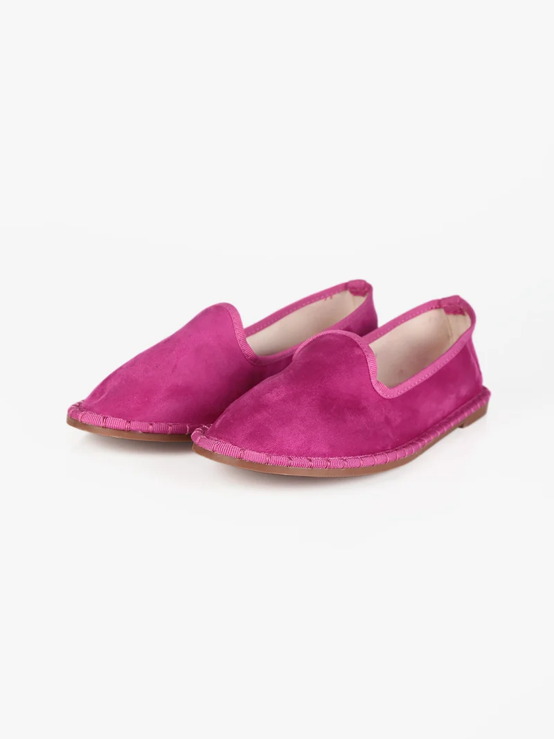 Espadrillas scamosciate donna - fucsia