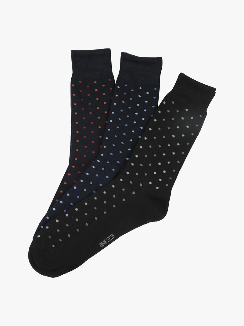 Confezione da 3 paia di calze corte uomo - blu scuro