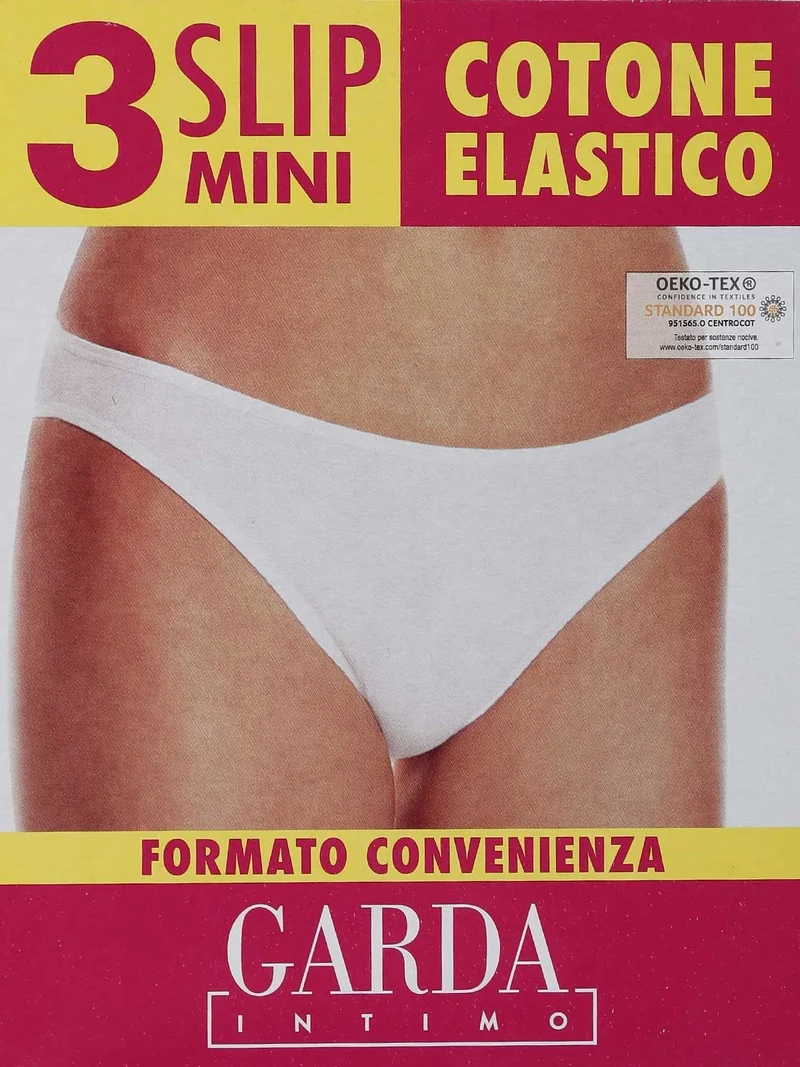 Slip tinta unita Confezione 3 pezzi - bianco