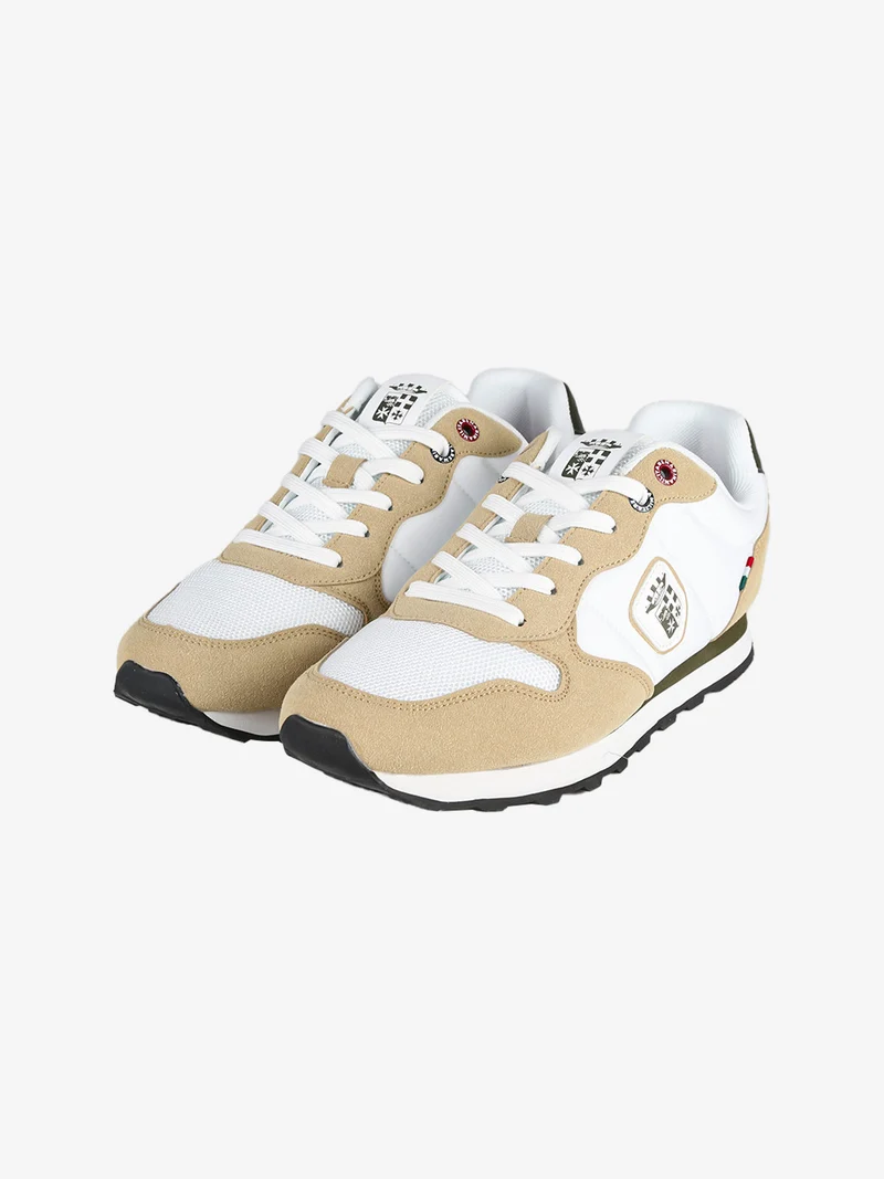 Sneakers stringate da uomo - sabbia