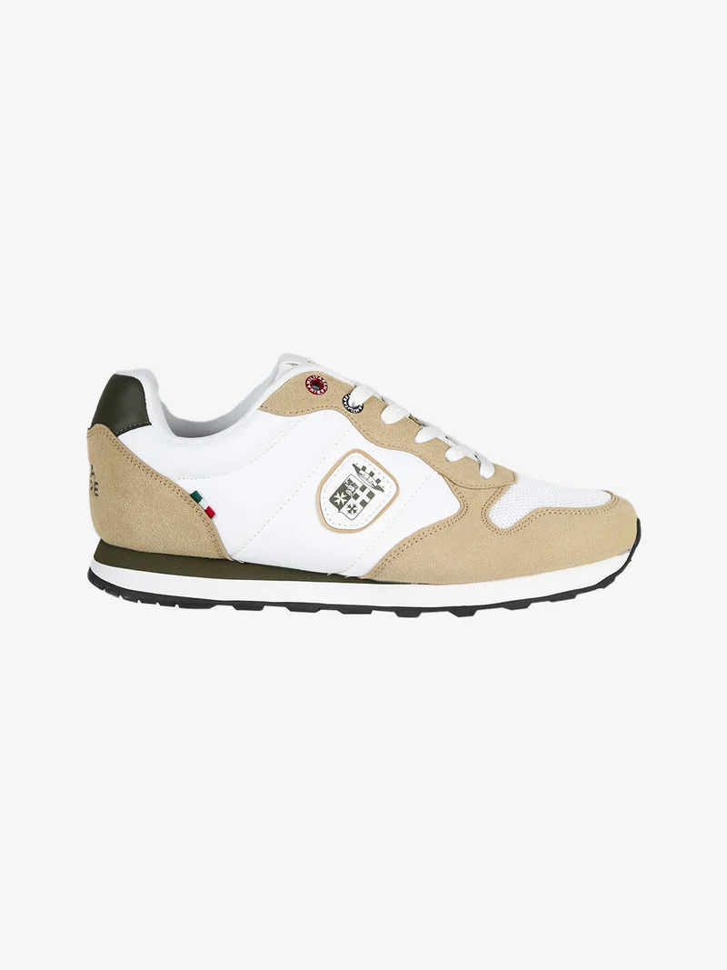 Sneakers stringate da uomo - sabbia