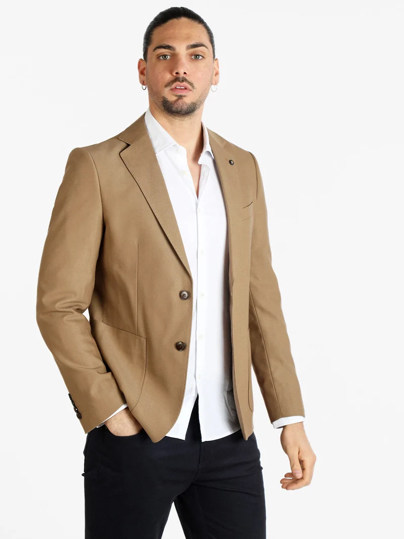 Blazer elegante da uomo - khaki