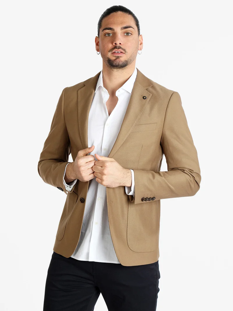Blazer elegante da uomo - khaki