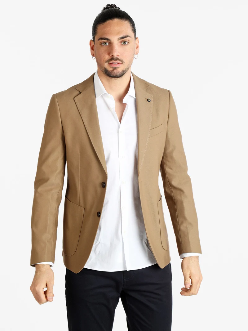 Blazer elegante da uomo - khaki