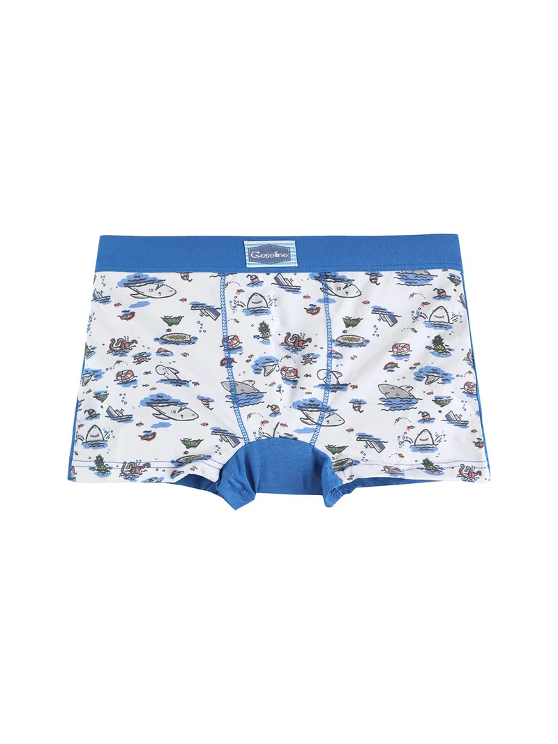 Boxer da bambino con stampa - bluette