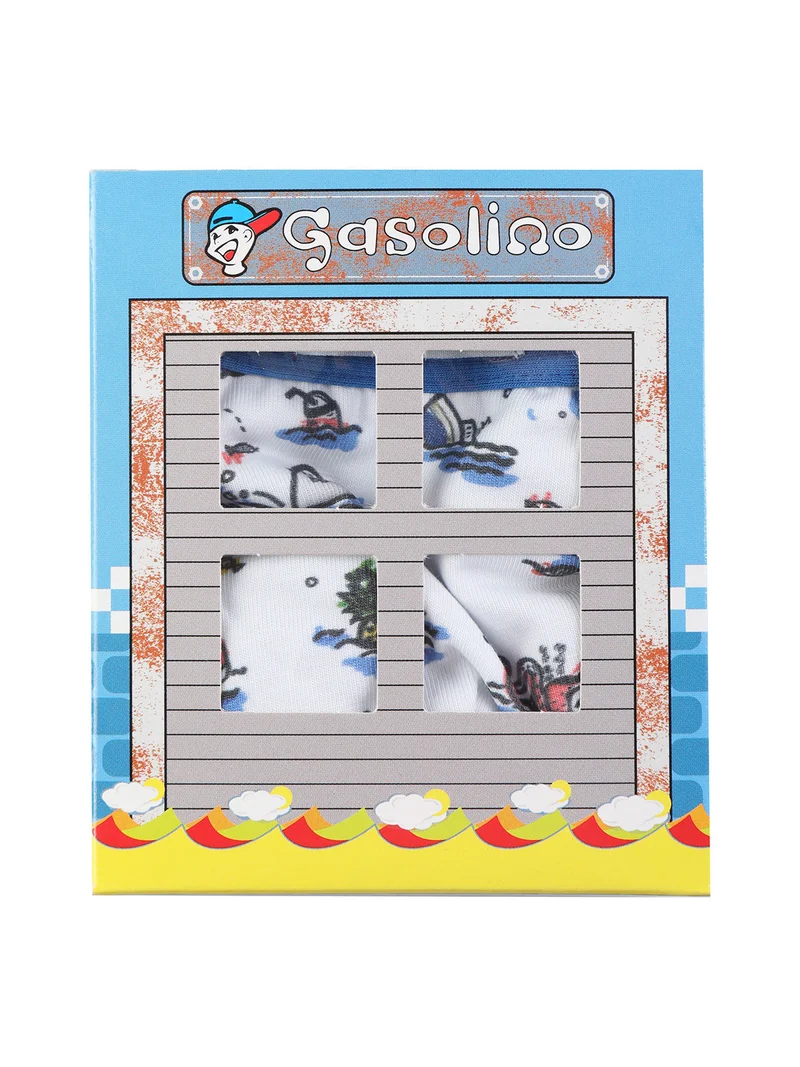Boxer da bambino con stampa - bluette