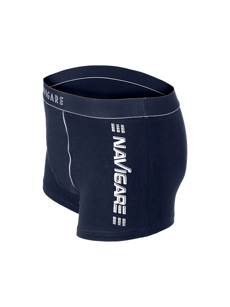 Boxer uomo in cotone jersey - blu scuro
