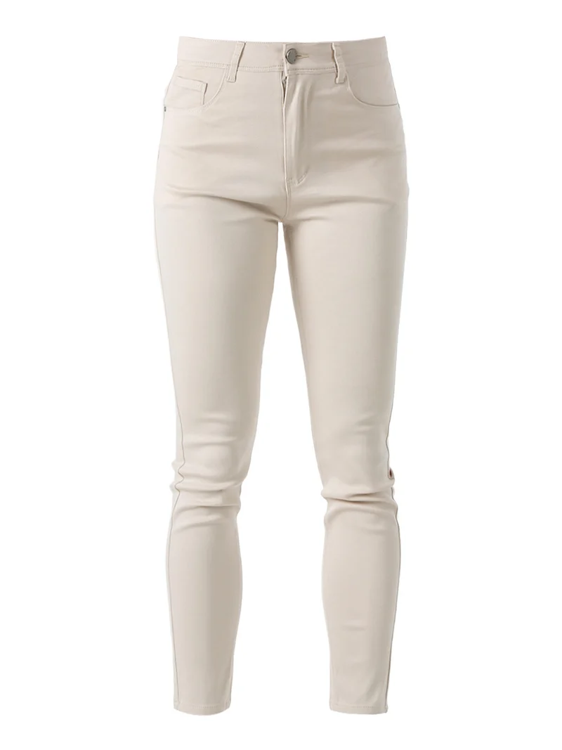 Pantaloni donna push-up - beige