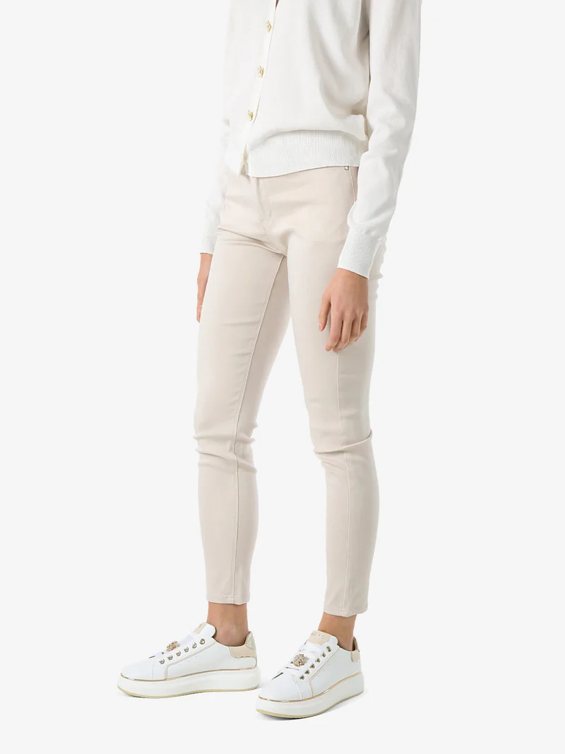 Pantaloni donna push-up - beige