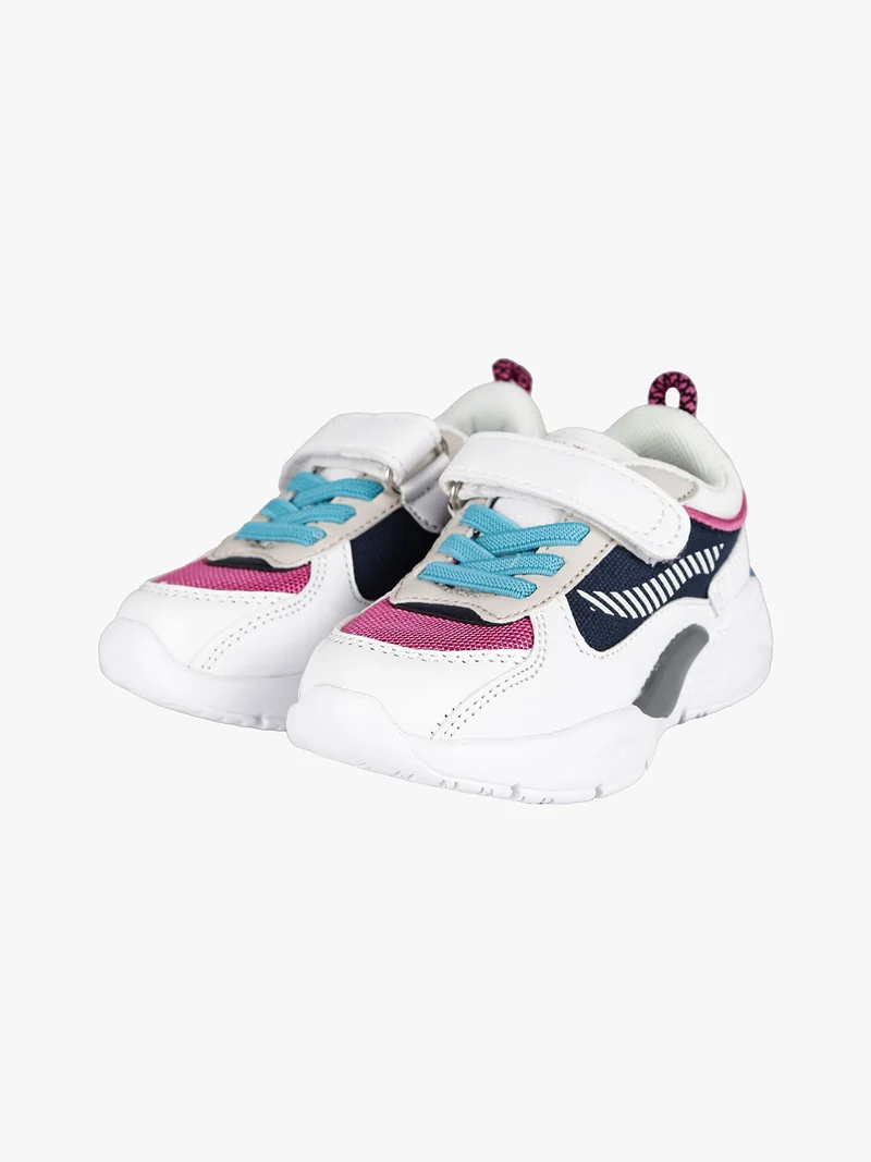 Scarpe sportive bambina con strappo GD21521 - bianco