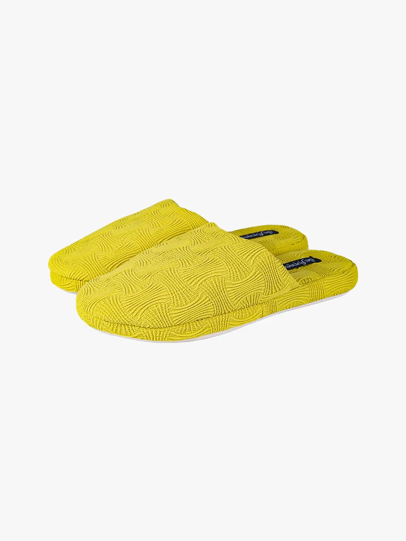 Pantofole donna in spugna - giallo