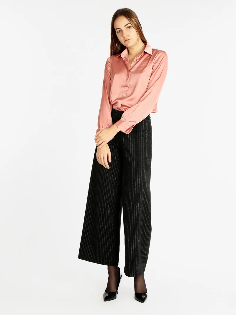 Camicia da donna con colletto - rosa