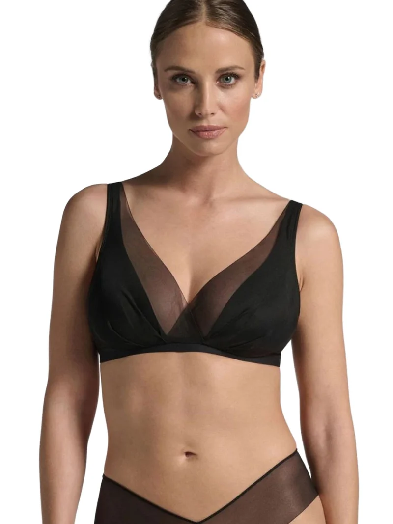 TESORO VELABRA 300 Reggiseno donna senza ferretto coppa B - nero