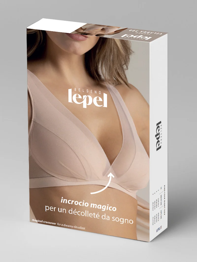 TESORO VELABRA 300 Reggiseno donna senza ferretto coppa B - nero