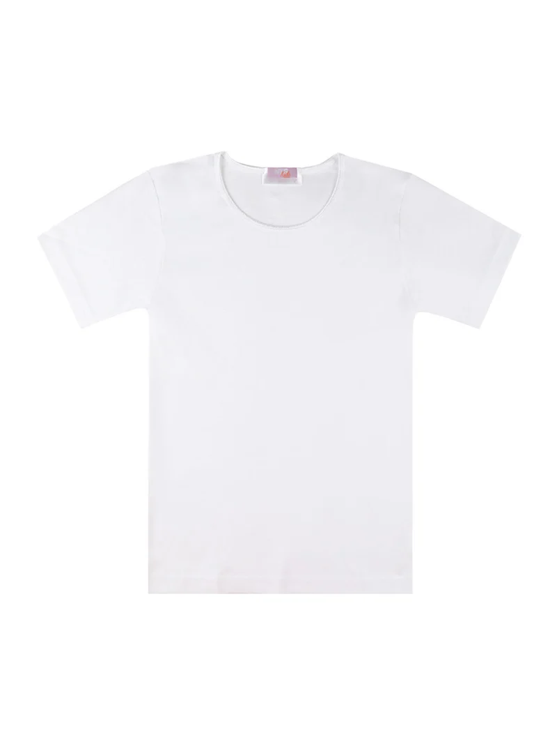 Maglia intima da bambina girocollo - bianco