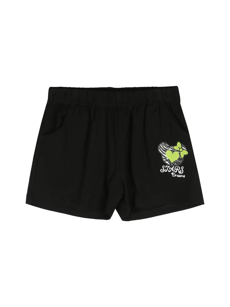 Completo corto da bambina con canotta e shorts - mela