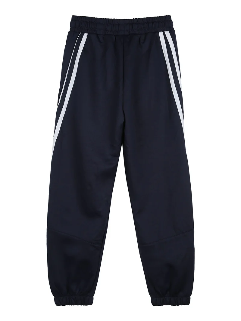 Pantaloni sportivi da bambino con elastico sul finale - blu scuro