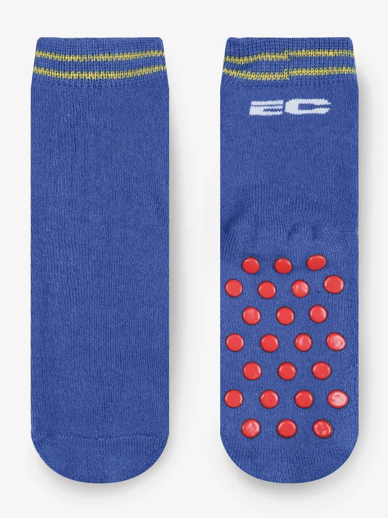 Calze antiscivolo da bambino in caldo cotone - blu