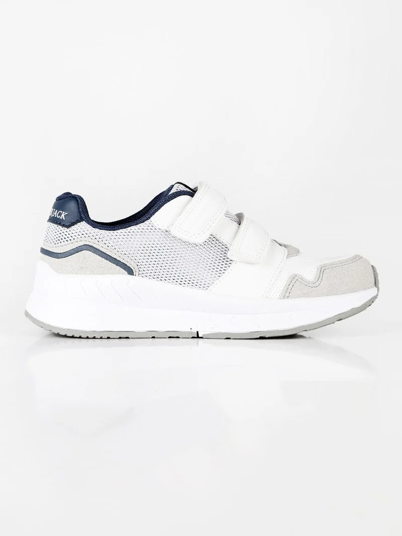 FABRIC scarpe bambino con strappi SB63411 - bianco