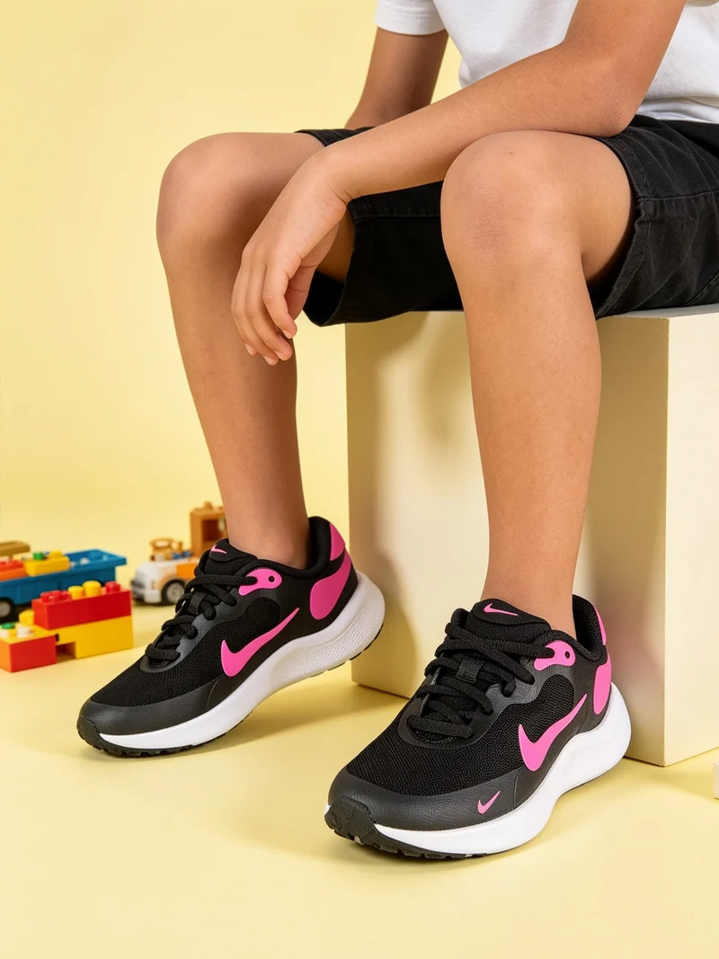 REVOLUTION 7 Sneakers stringate da ragazzi - fucsia