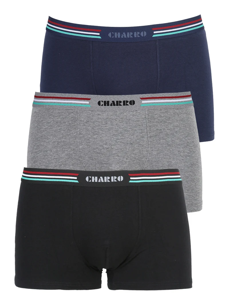 Confezione da 3 boxer uomo in cotone - assortito