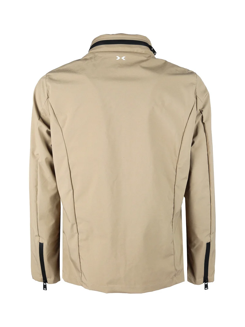 Giacca a vento da uomo - beige