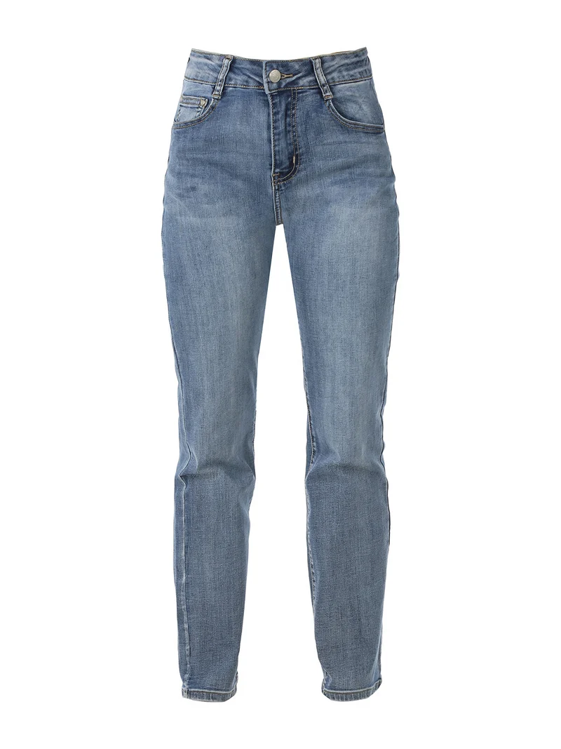 Jeans donna slim fit a gamba dritta - jeans