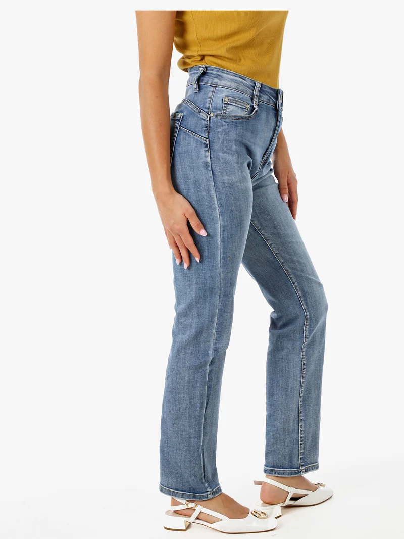 Jeans donna slim fit a gamba dritta - jeans