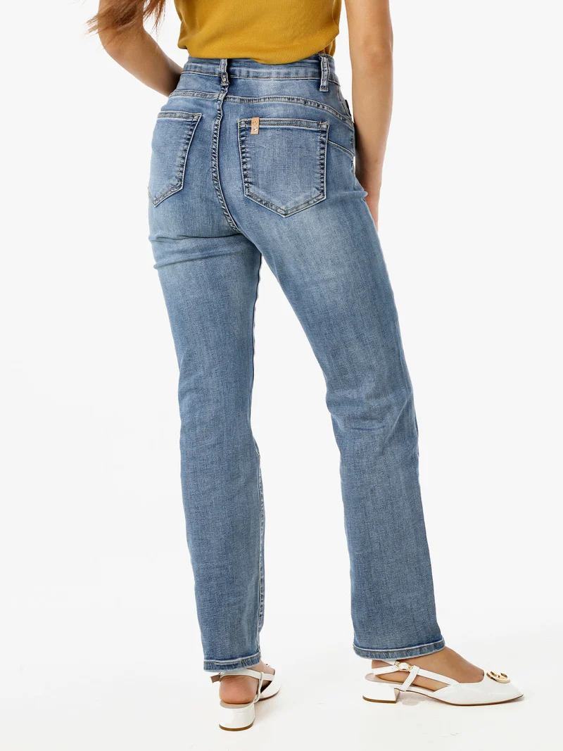 Jeans donna slim fit a gamba dritta - jeans