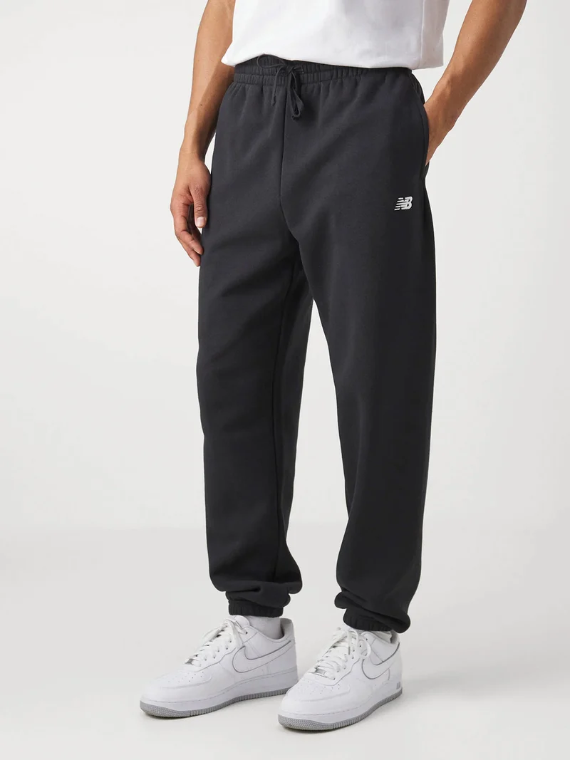 SPORT ESSENTIAL JOGGER Pantaloni sportivi da uomo in felpa - nero