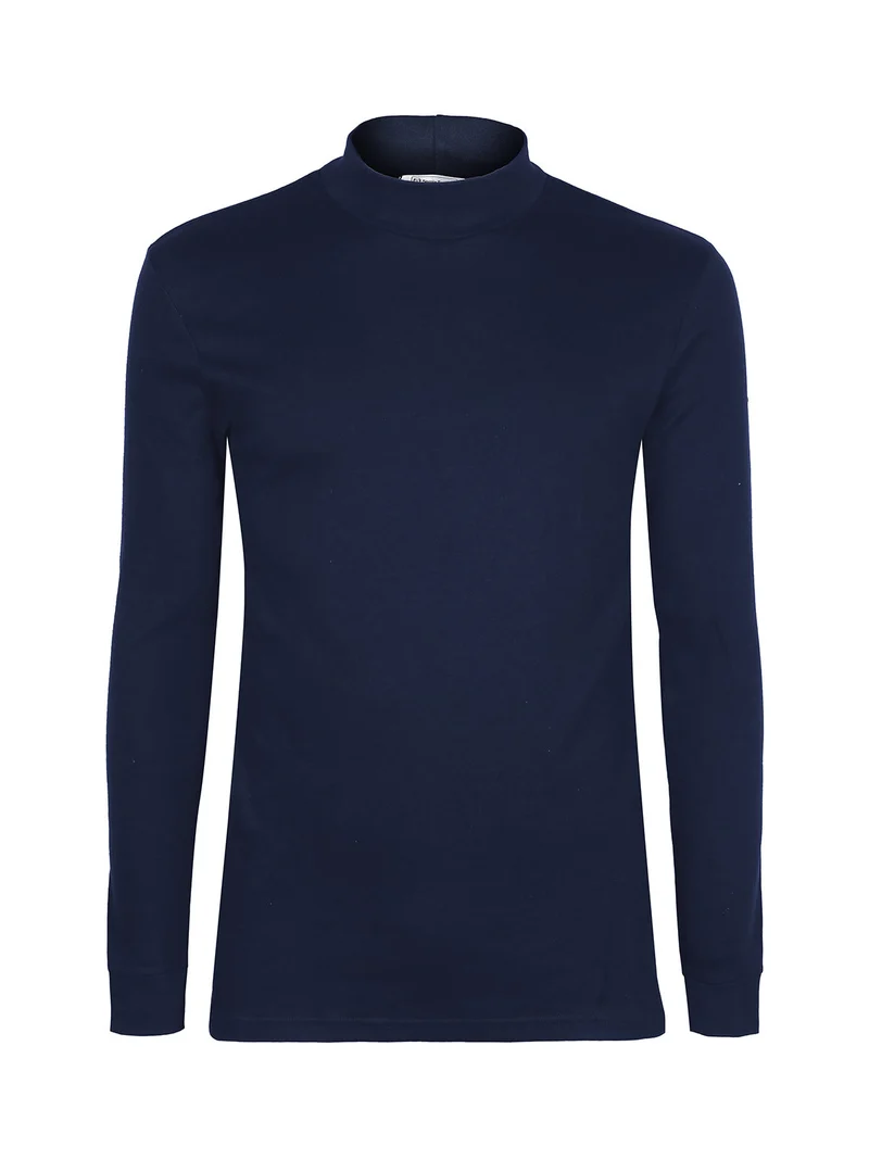 Maglia intima da uomo a lupetto - blu scuro