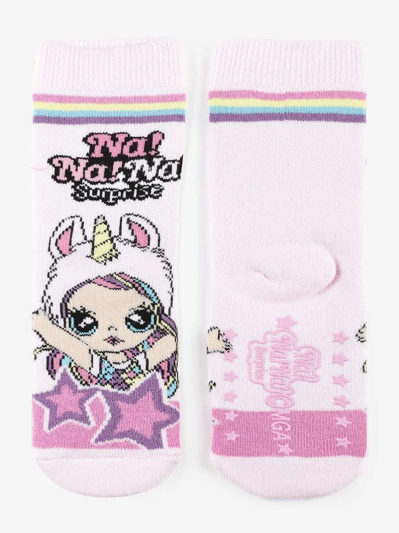 Calze antiscivolo da bambina - rosa