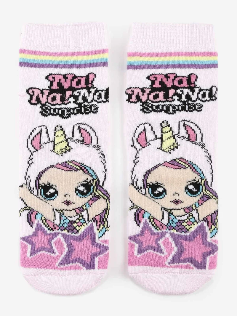 Calze antiscivolo da bambina - rosa