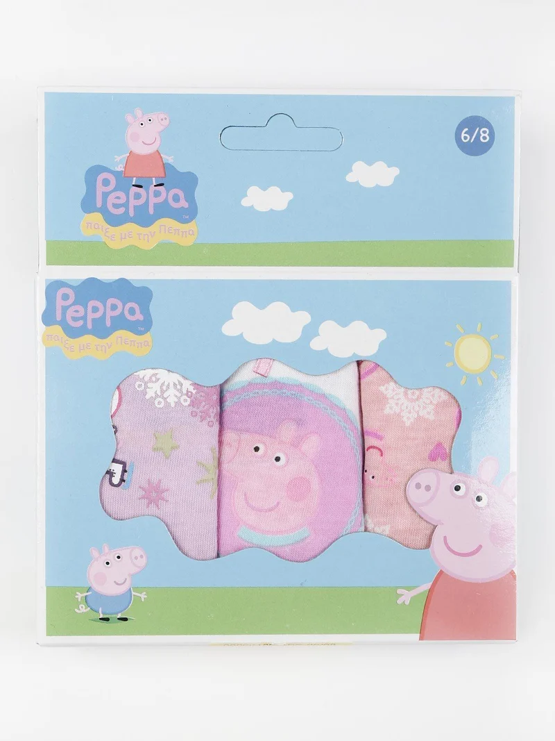 Tris slip bambina con stampe - assortito