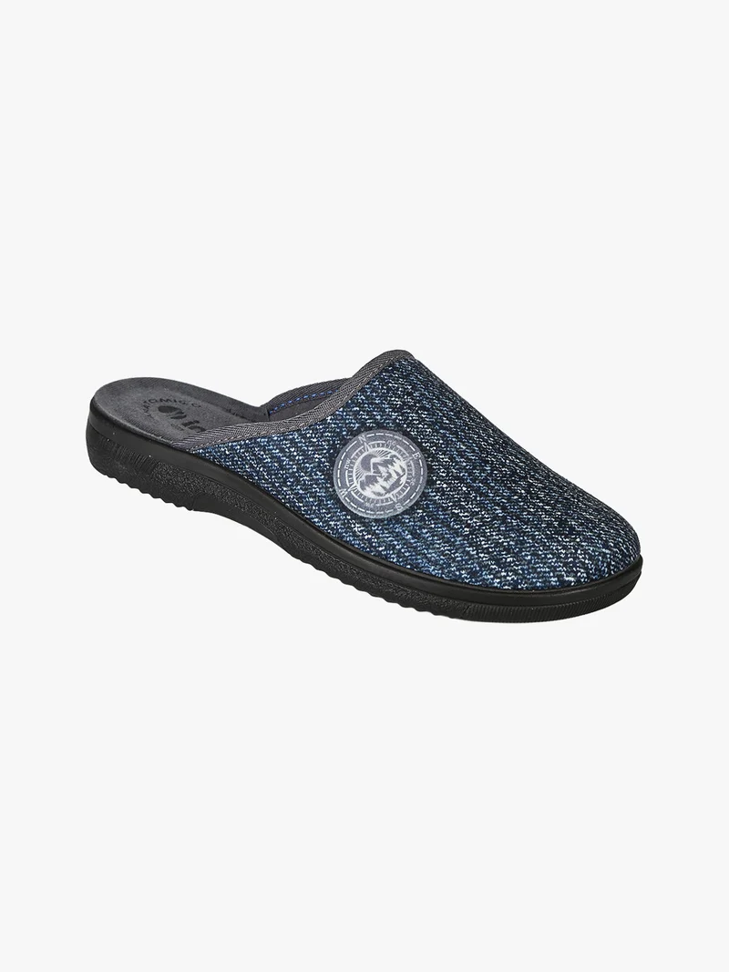 Pantofole da uomo invernali scamosciate - grigio scuro