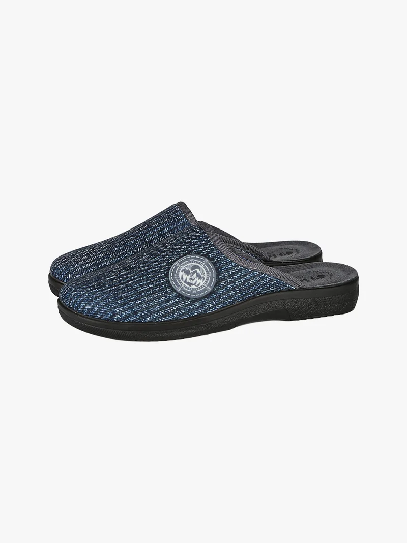 Pantofole da uomo invernali scamosciate - grigio scuro