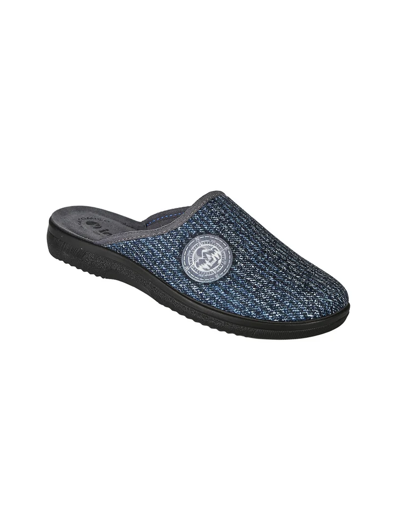 Pantofole da uomo invernali scamosciate - grigio scuro