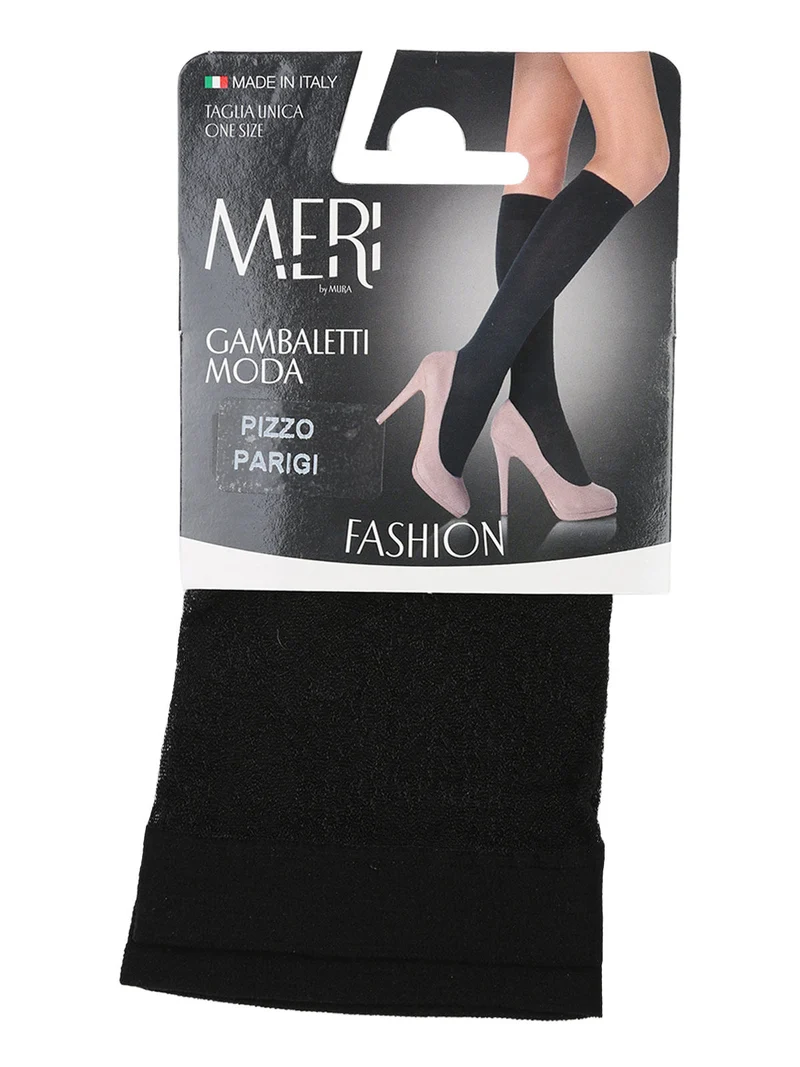 Gambaletti donna in pizzo Parigi - nero