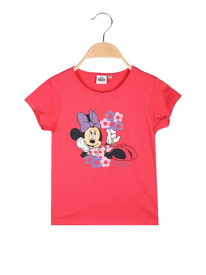 Minnie t-shirt da bambina in cotone con stampa - anguria