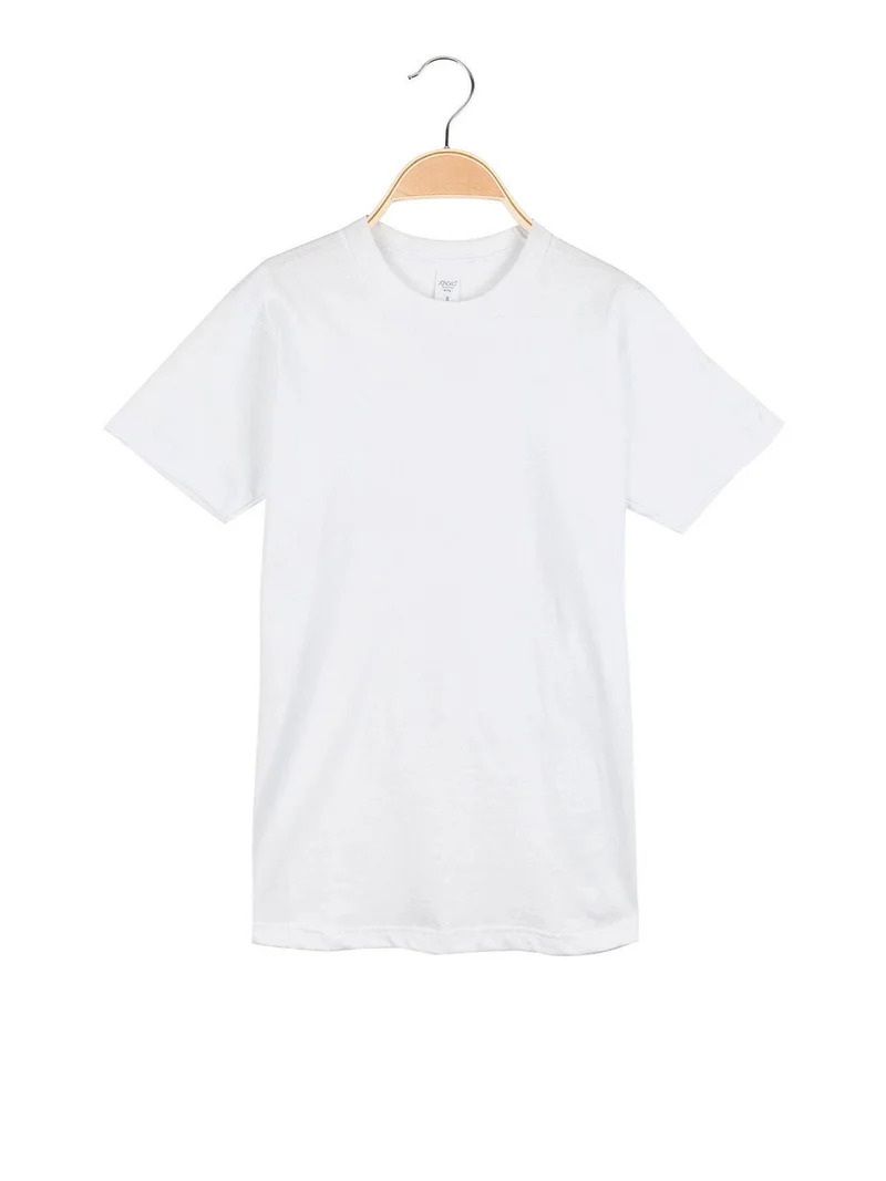 T-shirt intima da bambino in caldo cotone - bianco