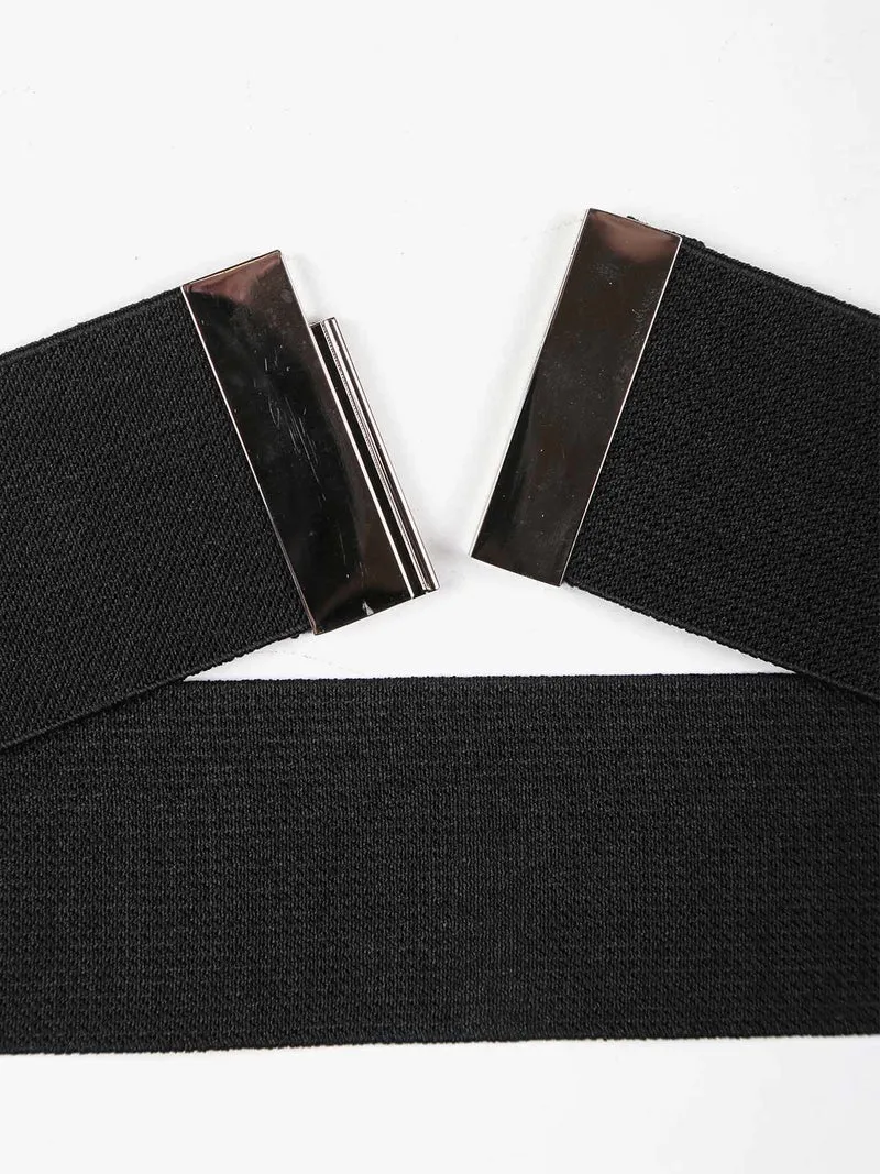 Cintura donna stringivita elasticizzata - nero